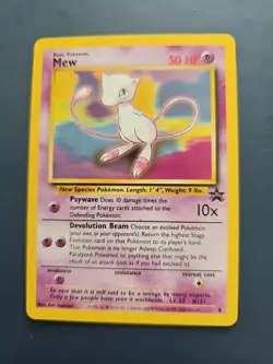 Pokemon TCG Mew Black Star Promo 8 Vintage 1999 WOTC Card - Image 1
