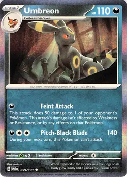 Umbreon 059/131 - HOLO - SV: Prismatic Evolutions - NM - Image 1