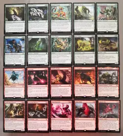 Lotto 70 card Magic Commander Deck Upgrades Unleashed Kamigawa Neon Dynasty Eng - Image 3