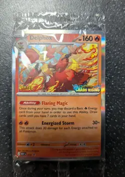 Pokemon Chaos Rising Staff Cards Sealed Set Of 4 still sealed - Image 1