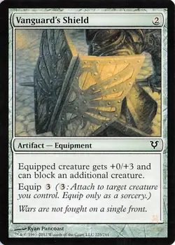 Vanguard's Shield 223 Avacyn Restored Common Magic: The Gathering NM - Image 1