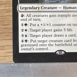 Kenrith, the Returned King (Altered) Hand-Painted MTG Card. Original one of one - Image 5