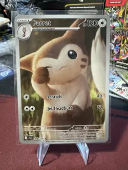 Furret Journey Together Pokemon Illustration Card 168/159 - Image 1