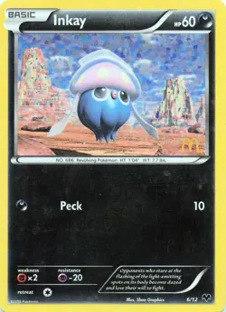 Inkay - 6/12 006/012 - HOLO - McDonald's Promos 2014 - LP - Image 1
