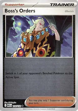 Boss's Orders 114/132 REVERSE HOLO Mega Evolution NM - Image 1