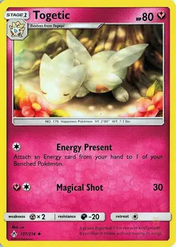 Togetic 137/214 Unbroken Bonds Pokemon NM - Image 1