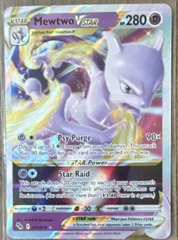 The Pokemon Company Pokemon TCG Mewtwo VSTAR 031/078 Pokemon GO Holo UR HP 280 - Image 1