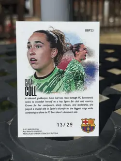 Futera Barcelona Fx 2026 Cata Coll /29 NUMBER MATCH #BBP23 Liga F Numbered - Image 2