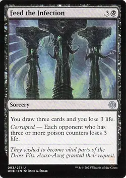 Feed the Infection 93 Phyrexia: All Will Be One Uncommon Magic: The Gathering NM - Image 1