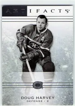 2014-15 Upper Deck Artifacts #27 Doug Harvey Montreal Canadiens - Image 1
