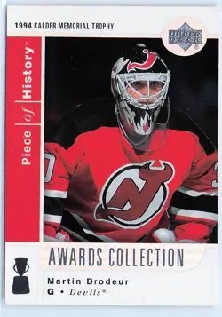 2002-03 Upper Deck Piece of History #AC18 Martin Brodeur New Jersey Devils - Image 1