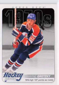 2012-13 Upper Deck #HH27 Wayne Gretzky Hockey Heroes: 1970s Edmonton Oilers - Image 1