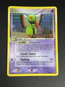 Pokemon Xatu 29/107 Ex Deoxys Rare Holo Foil Stamp Stamped Eng - Image 2