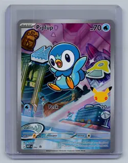 Piplup 042 Holo Promo ME: Mega Evolution Promo Pokemon NM/M - Image 1