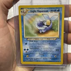 Pokemon Card - Light Vaporeon Neo Destiny 52/105 Uncommon LP/NM Vintage WOTC TCG - Image 1