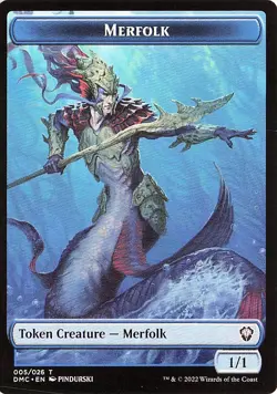 Merfolk Token 5 -Commander: Dominaria United - NM - Image 1