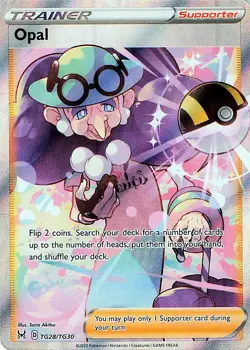 Opal TG28/TG30 - Full Art HOLO - SWSH11: Lost Origin Trainer Gallery - NM - Image 1