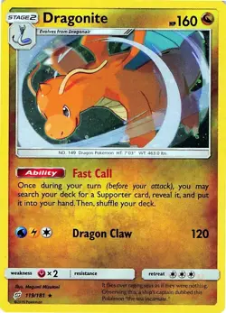 Dragonite 119/181 HOLO Team Up NM - Image 1