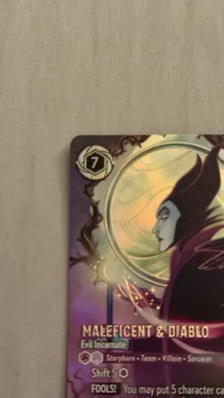 Disney Lorcana TCG Maleficent & Diablo Evil enchanted attack of the vine - Image 2