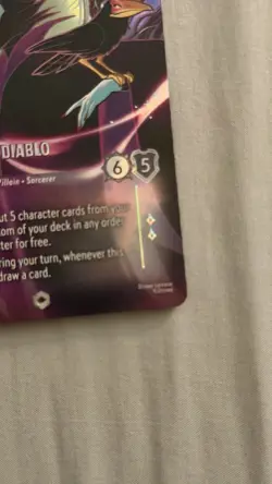 Disney Lorcana TCG Maleficent & Diablo Evil enchanted attack of the vine - Image 4