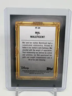 2026 Topps Disney Neon Mal & Maleficent Family First Orange /25 (G40) - Image 4