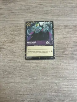 Disney Parks 2026 Lorcana Maleficent Attack Of The Vine 4/DIS EN 13 Promo Card - Image 1