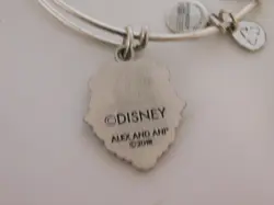 NEW Disney ALEX AND ANI Maleficent "Mistress of All Evil" Silver Bangle Bracelet - Image 3