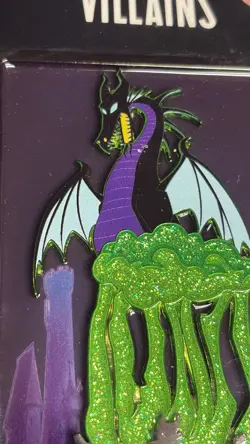 Disney MALEFICENT METAMORPHOSIS DRAGON LE 300 PIN Sleeping Beauty VILLIANS - Image 2