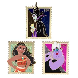 IN HAND Disney Royal Stamp Wave 3 - Maleficent Ursula Moana Jumbo Pins - Image 2