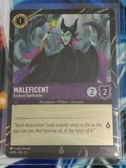 Disney Lorcana Promo Maleficent Exultant Spellcaster 4/DIS - Image 1