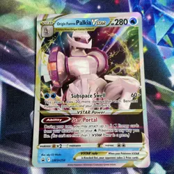 Pokemon TCG Origin Forme Palkia VSTAR SWSH254 Holo Promo Card - Image 1