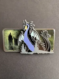 Disney Store Exclusive Maleficent Dragon On Castle Drawbridge 2008 Pin on Pin - Image 2