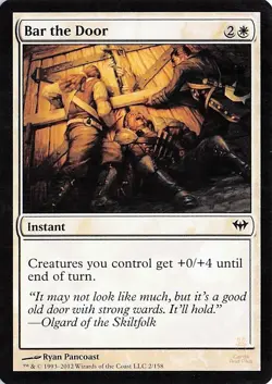 Bar the Door 2 Dark Ascension Common Magic: The Gathering NM - Image 1