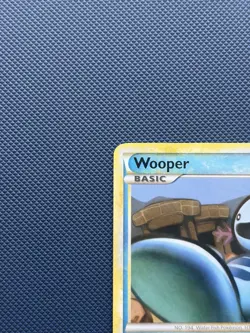 Wooper 88/123 Common HeartGold & SoulSilver Pokemon TCG Card - NM-/LP+ - Image 2