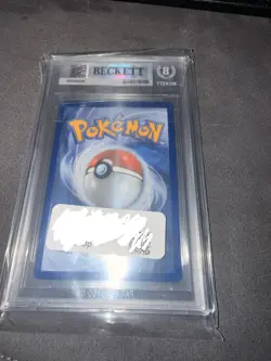 MEGA CHARIZARD X EX 125/094 SIR PHANTASMAL FLAMES POKEMON Beckett graded MINT 9 - Image 2