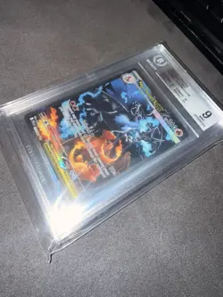 MEGA CHARIZARD X EX 125/094 SIR PHANTASMAL FLAMES POKEMON Beckett graded MINT 9 - Image 5