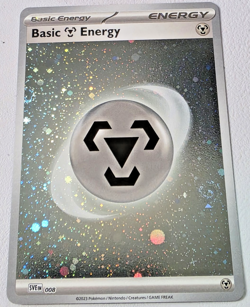 Basic Metal Energy Cosmos Holo with Swirls NM Pokemon TCG - Image 1