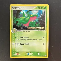 Pokemon TCG Grovyle Uncommon Reverse Holo Emerald 28/106 - Image 1