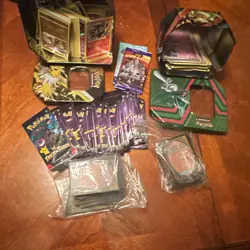 Pokemon TCG Mixed Lot Trick or Trade Booster Packs & Tins Pikachu Gengar - Image 1