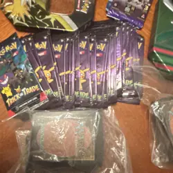 Pokemon TCG Mixed Lot Trick or Trade Booster Packs & Tins Pikachu Gengar - Image 2
