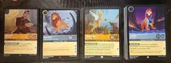 Lorcana All Foil Lot -126 Cards -Common, Uncommon,Rare,Super Rare - Exact Shown - Image 1