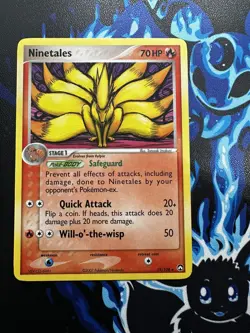 Ninetales 19/108 EX Powerkeepers Pokemon Card Rare 2007 Non Holo NM/LP - Image 1