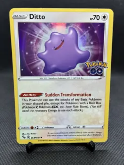 Ditto 053/078 - Holo Rare - Pokemon GO - Pokemon TCG - NM - Image 1