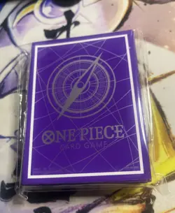 ONE PIECE CARD GAME PURPLE 70 Official Card Sleeves BANDAI NAMCO From JAPAN - Image 1