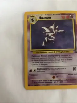 Haunter 6/62 Fossil Holo Pokemon Card WOTC - Image 4