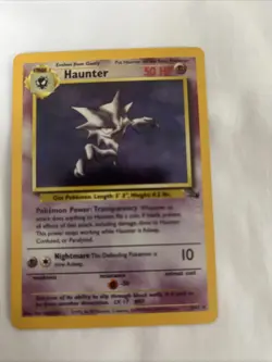 Haunter 6/62 Fossil Holo Pokemon Card WOTC - Image 5