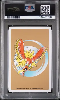 2000 POKEMON GOLD VERSION PLAYING CARDS QUEEN OF CLUBS #194 WOOPER PSA 10 - Image 2