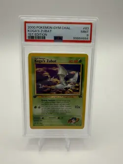 Pokemon TCG cards - Kogas's Zubat Gym Challenge 83/132 PSA 9 - Image 1