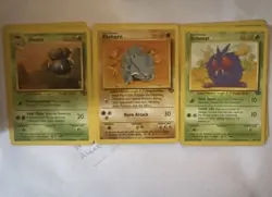 15 X Vintage Pokemon Cards - Mixed Condition - Image 2