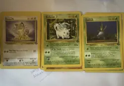 15 X Vintage Pokemon Cards - Mixed Condition - Image 3